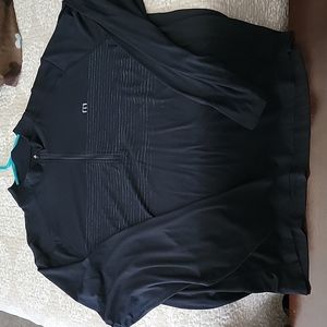 Travis Mathew black 1/4 zip lightweight
